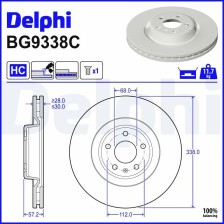 Brake Disc DELPHI BG9338C
