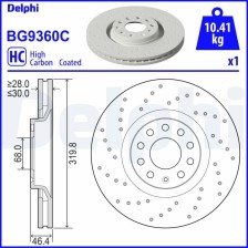 Brake Disc DELPHI BG9360C
