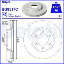 Brake Disc DELPHI BG9517C