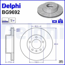 Brake Disc DELPHI BG9692