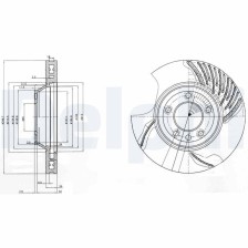 Brake Disc DELPHI BG9774