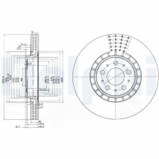 Brake Disc DELPHI BG9783C