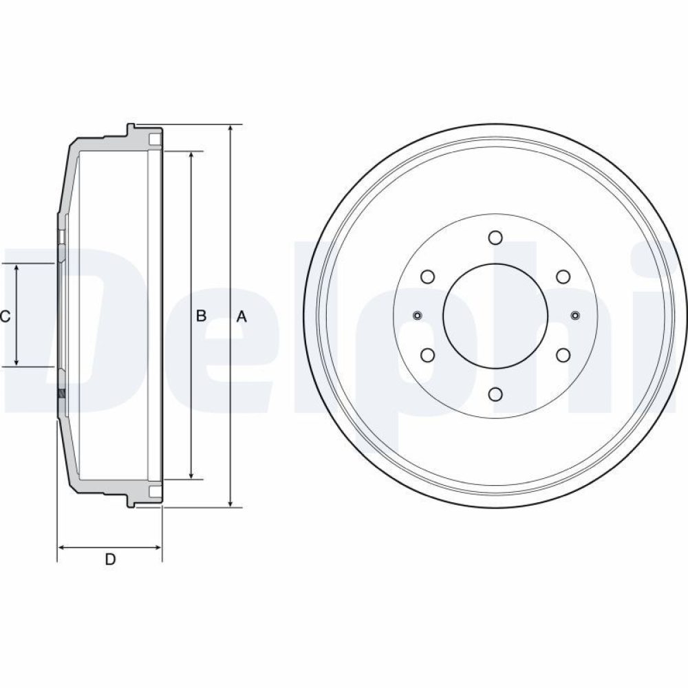 Brake Drum DELPHI BF559