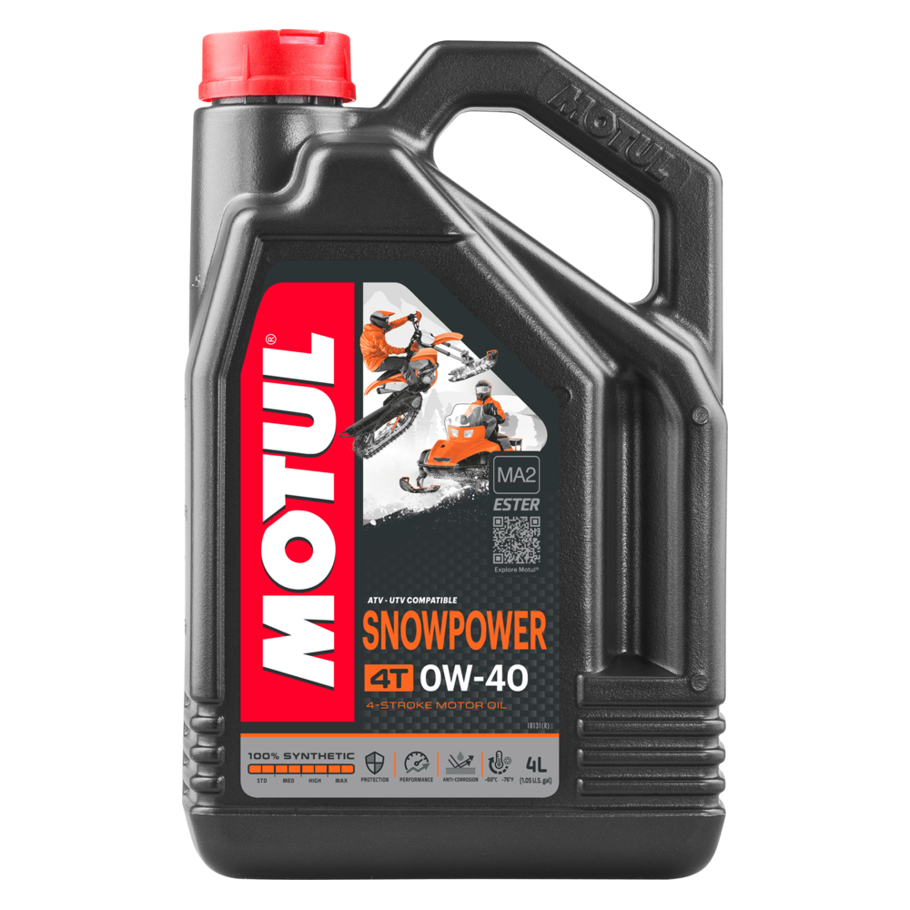 Engine oil MOTUL SNOWPOWER 0W40 4T 4L | Oiler