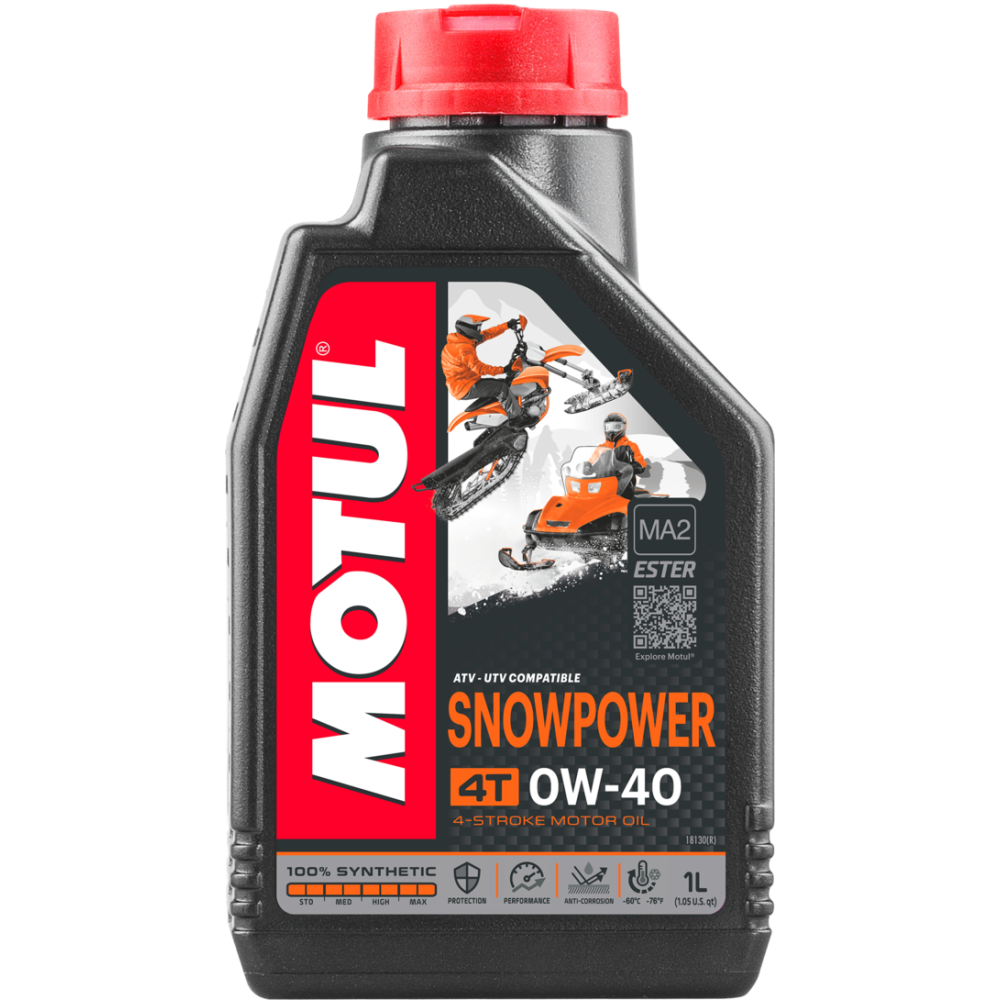 Engine oil MOTUL SNOWPOWER 0W40 4T 1L | Oiler