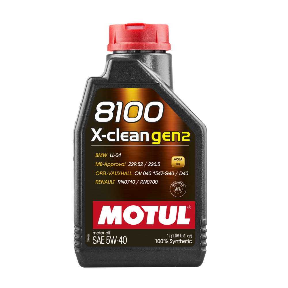 Engine oil MOTUL 8100 X-CLEAN GEN2 5W40 1L | Oiler
