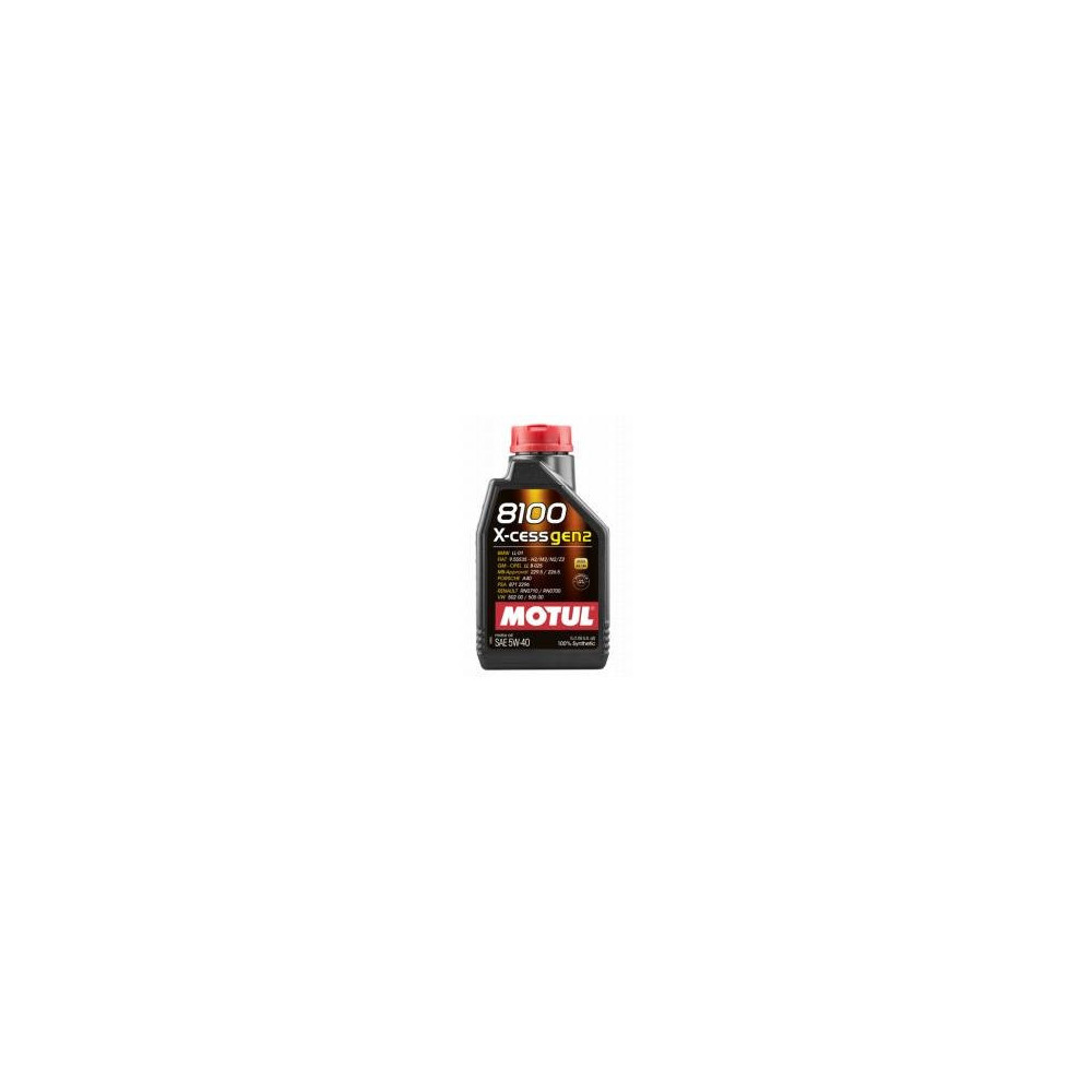 Engine oil MOTUL 8100 X-CESS GEN2 5W40 1L | Oiler