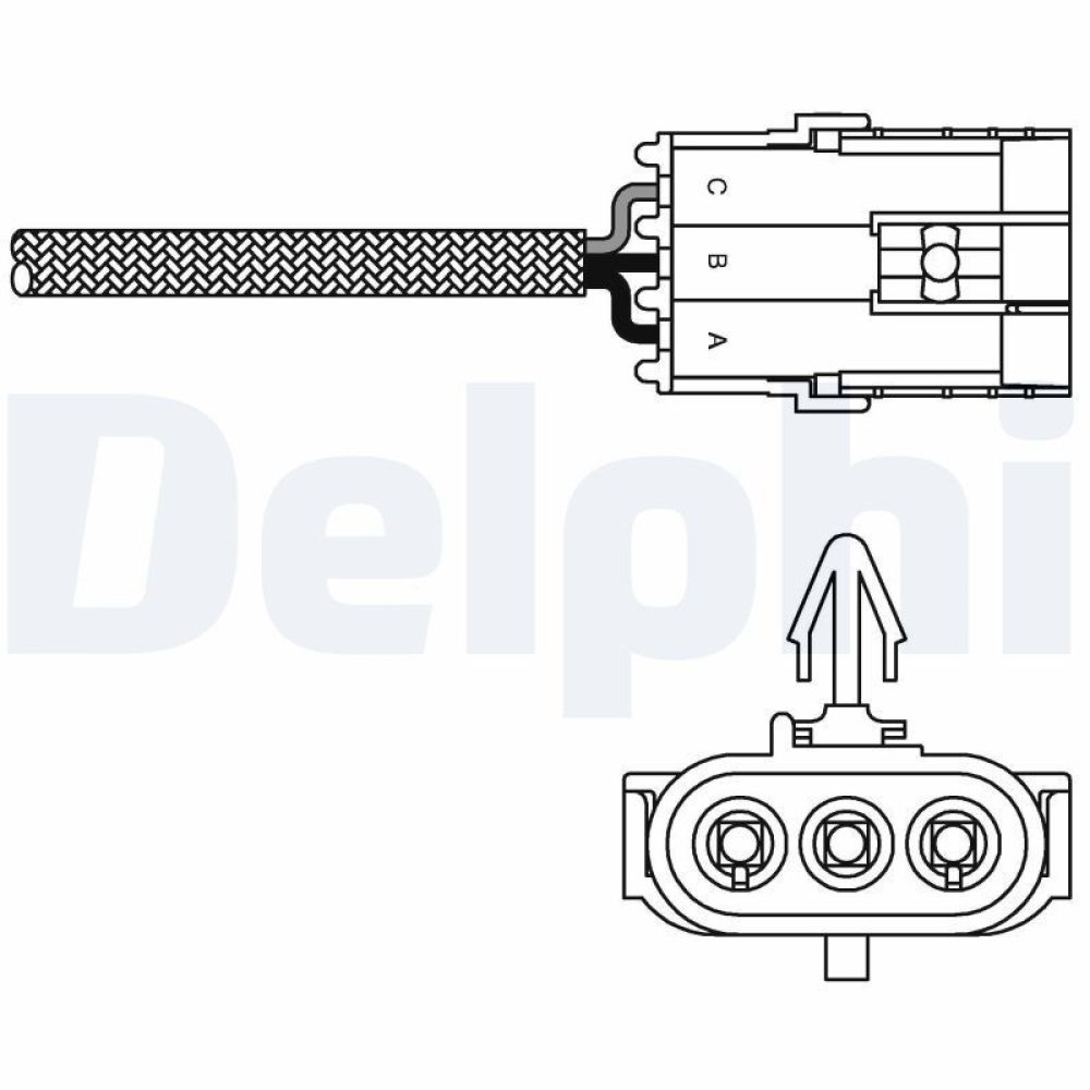 Lambda Sensor DELPHI ES10995-12B1