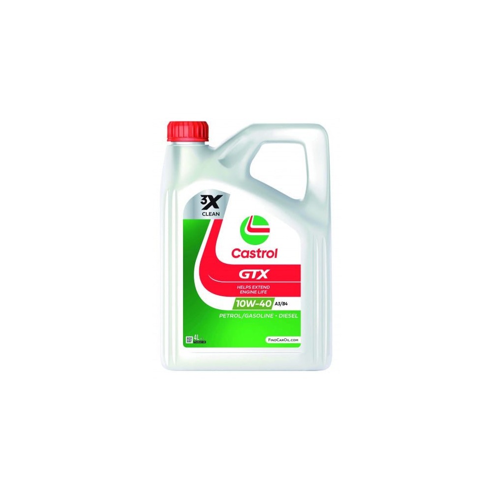 Engine oil CASTROL 10W40 GTX ULTRACLEAN A3/B4 4L | Oiler