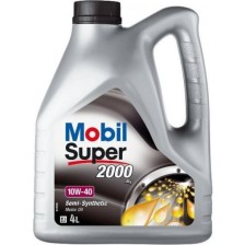Engine oil MOBIL 10W40 SUPER 2000 4L | Oiler