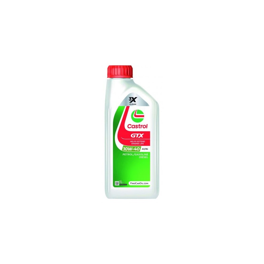 Engine oil CASTROL 10W40 GTX ULTRACLEAN A3/B4 1L | Oiler