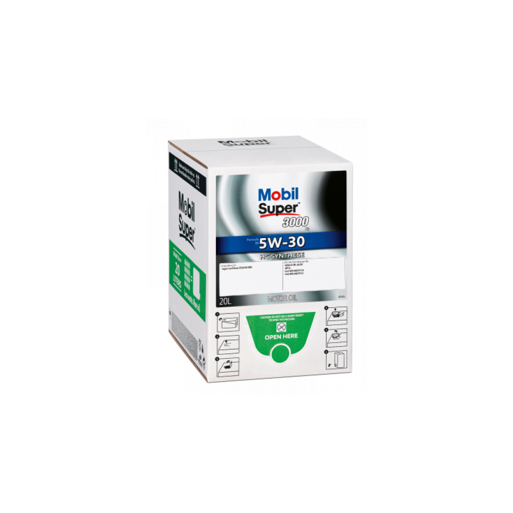 Engine oil MOBIL 5W30 SUPER 3000 X1 FE 20L | Oiler