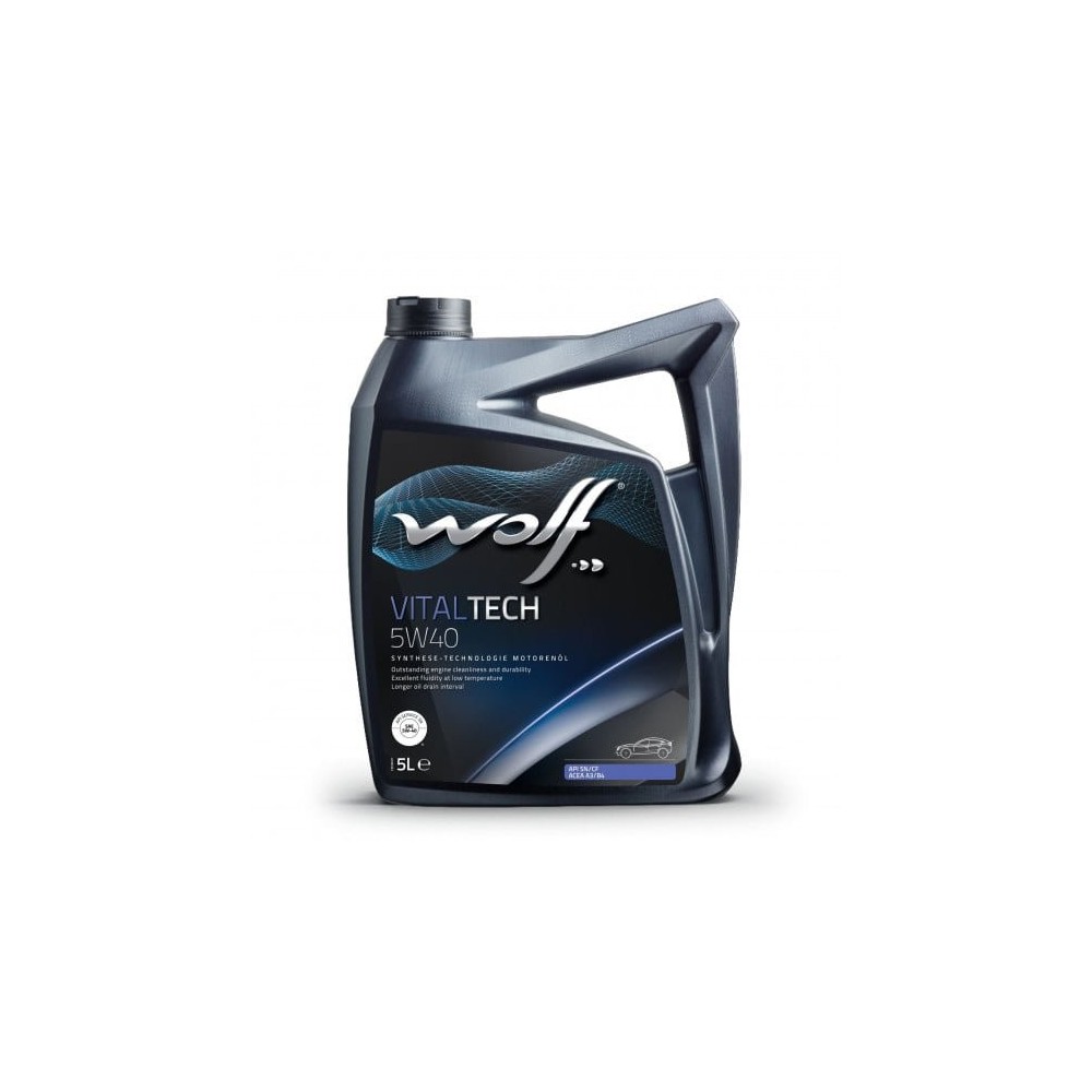 Engine oil WOLF VITALTECH 5W40 5L | Oiler