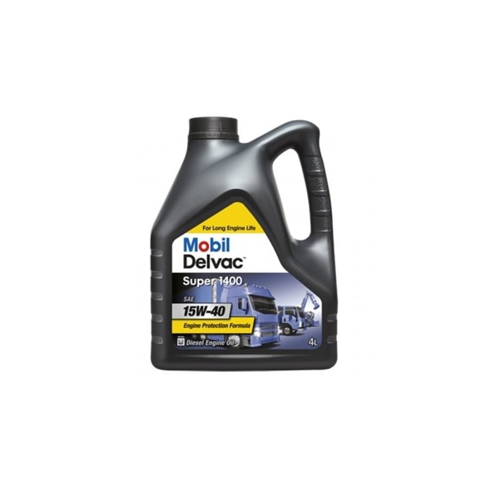 Engine oil MOBIL 15W40 DELVAC SUPER 1400E 4L | Oiler