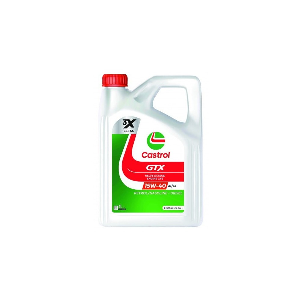 Engine oil CASTROL 15W40 GTX 4L | Oiler