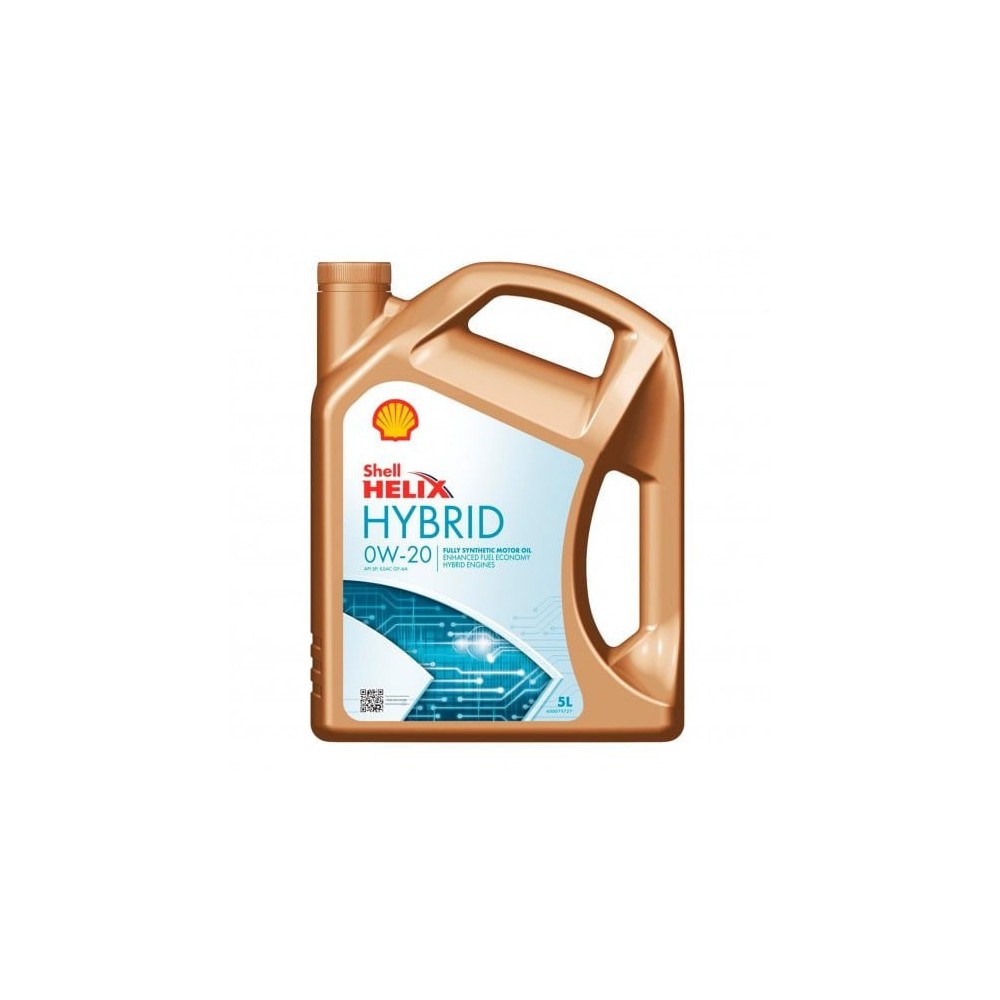 Engine oil SHELL HELIX HYBRID 0W20 5L | Oiler