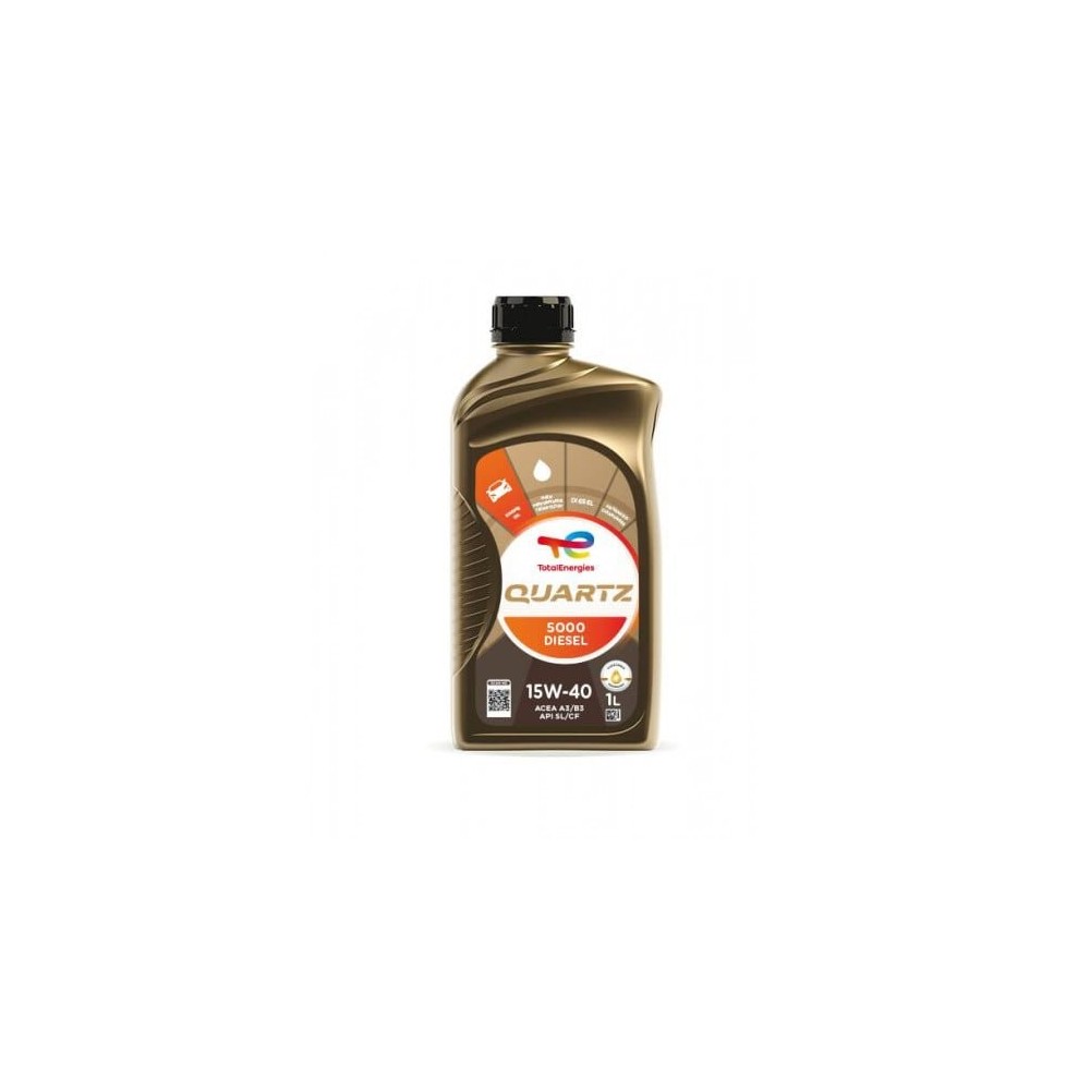 Engine oil TOTAL 15W40 QUARTZ 5000 DIESEL 1L | Oiler