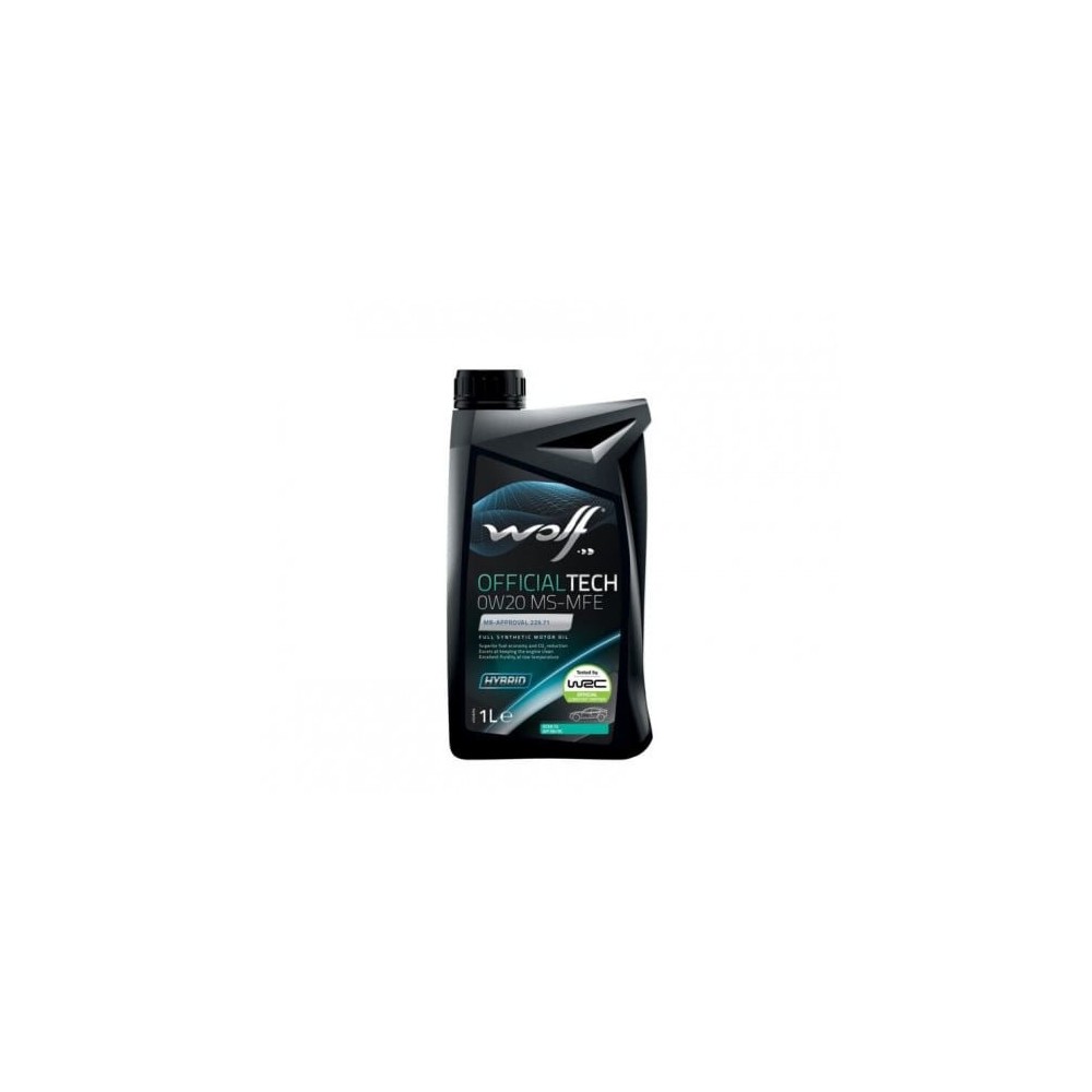 Engine oil WOLF OFFICIALTECH 0W20 MS-MFE 1L | Oiler