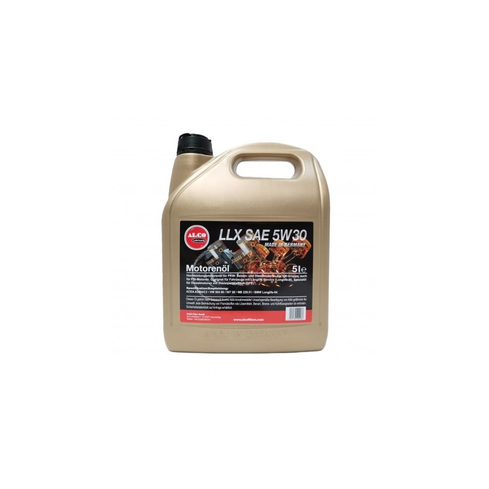 Engine oil ALCO FILTER LLX 5W30 5L | Oiler