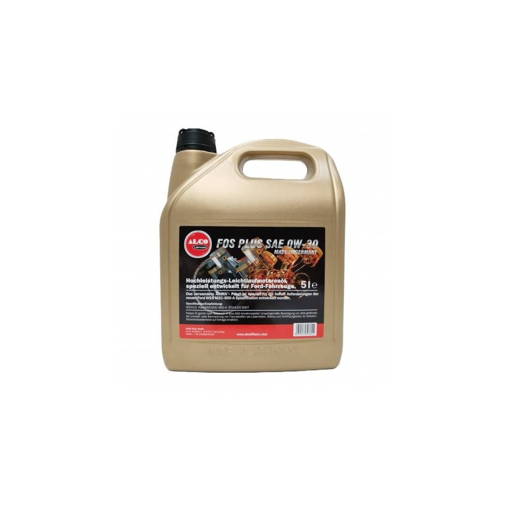 Engine oil ALCO FILTER FOS PLUS SAE 0W30 C2 5L | Oiler