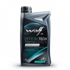 Transmission oil WOLF OFFICIALTECH 75W140 LS GL 5 1L | OILER