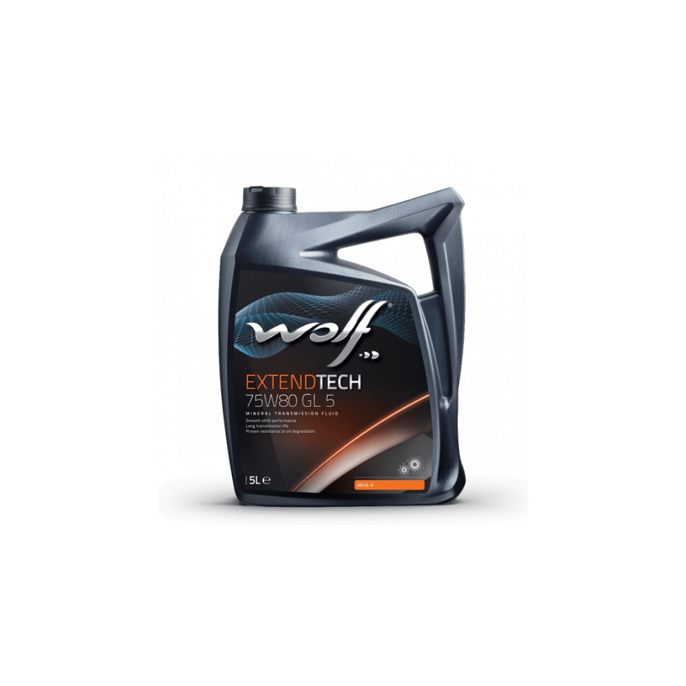 Transmission oil WOLF EXTENDTECH 75W80 GL 5 5L | OILER