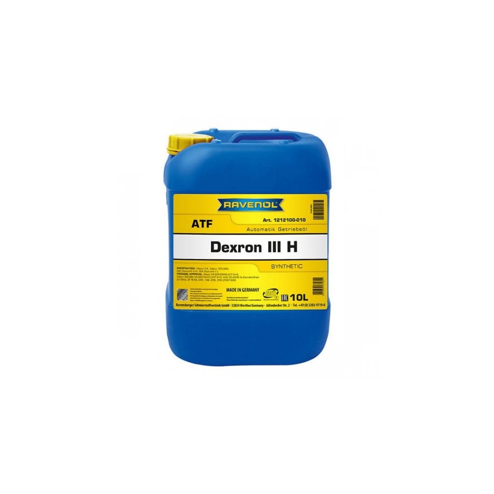 Automātiskās pārnesumkārbas eļļa RAVENOL ATF Dexron III H 10L | Oiler