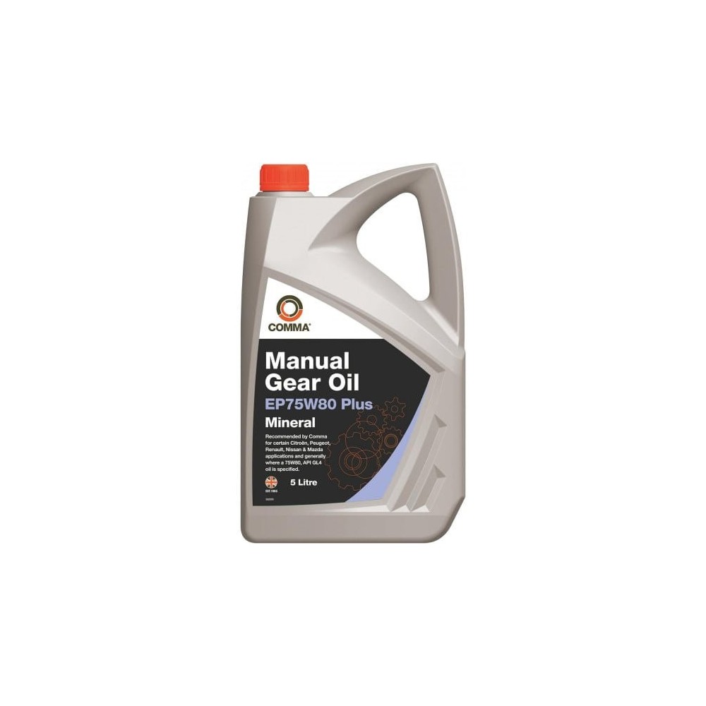 Transmission oil COMMA EP75W80 PLUS 5L | OILER