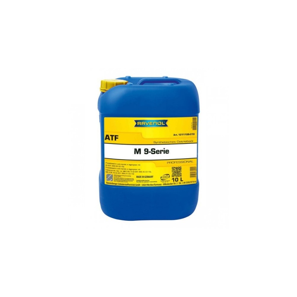 Automātiskās pārnesumkārbas eļļa RAVENOL ATF M 9-Series 10L | Oiler