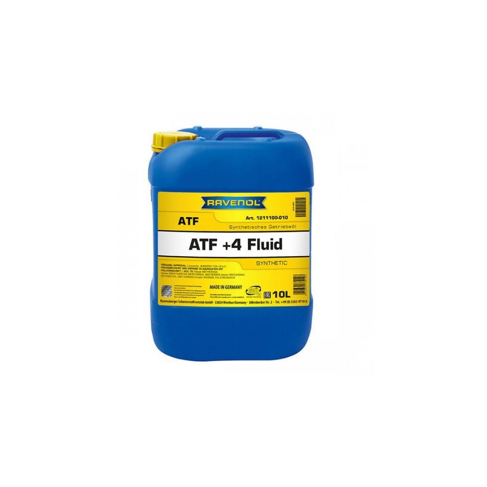 Automātiskās pārnesumkārbas eļļa RAVENOL ATF+4 10L | Oiler
