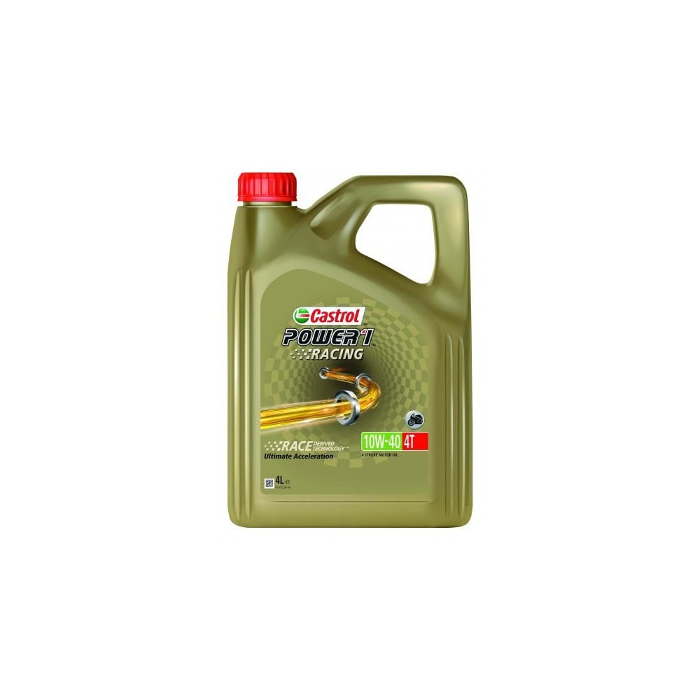 Engine oil CASTROL 10W40 POWER 1 RACING 4T 4L | Oiler