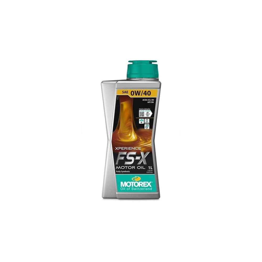 Engine oil MOTOREX XPERIENCE FS-X 0W40 1L | Oiler