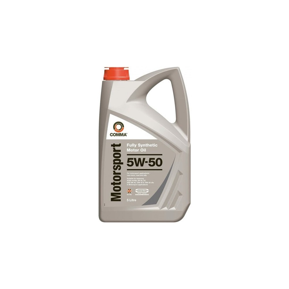 Engine oil COMMA MOTORSPORT 5W50 5L | Oiler