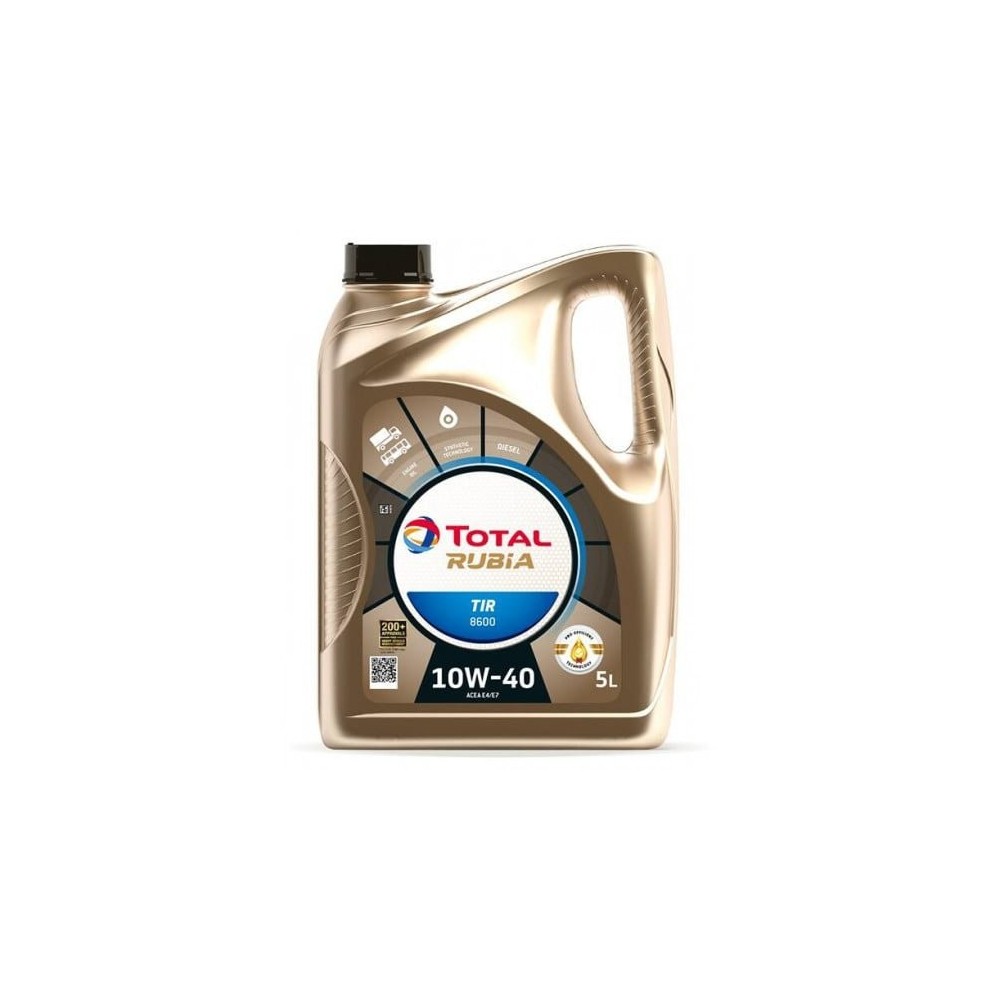 Engine oil TOTAL RUBIA TIR 8600 10W40 5L | Oiler