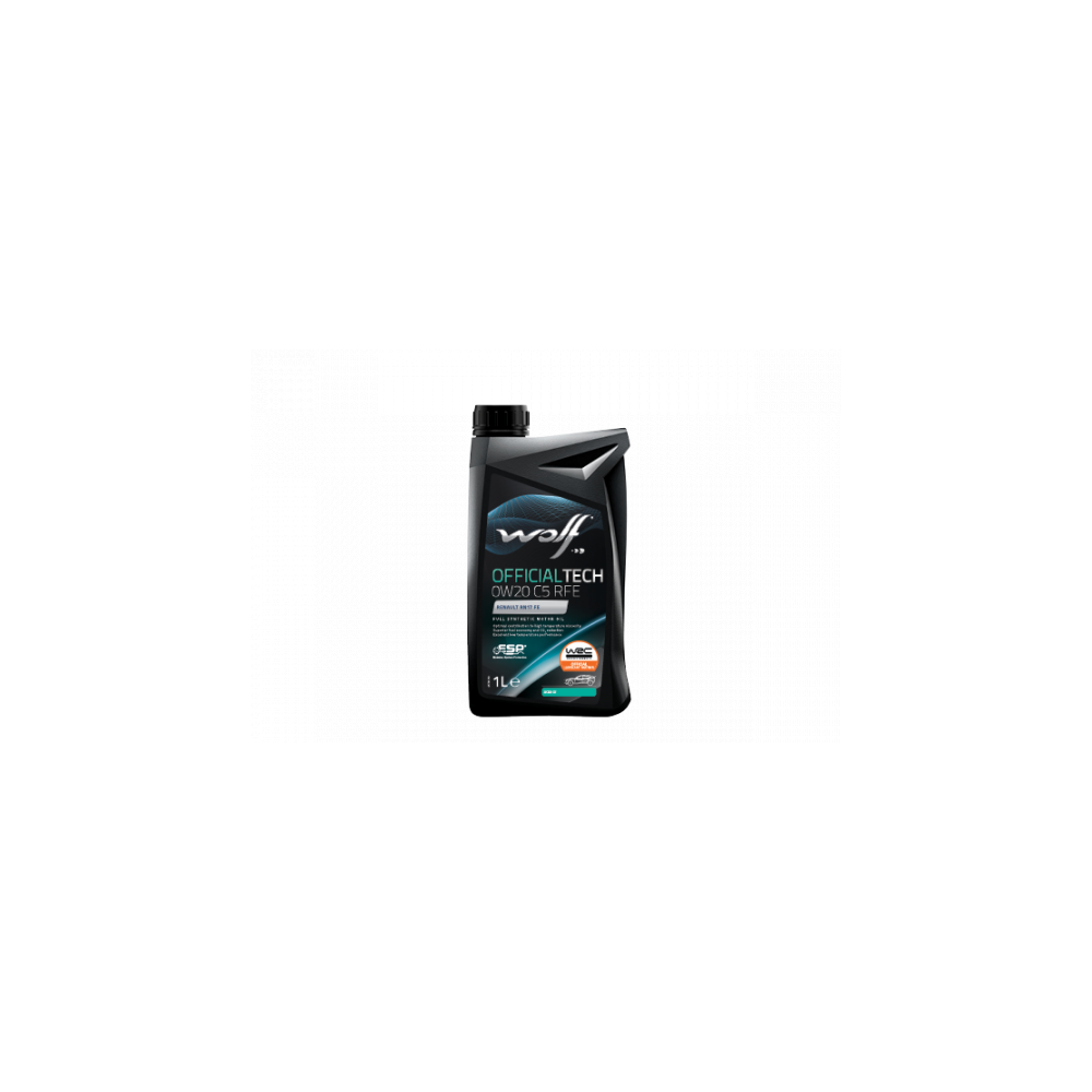 Engine oil WOLF OFFICIALTECH 0W20 C5 RFE 1L | Oiler