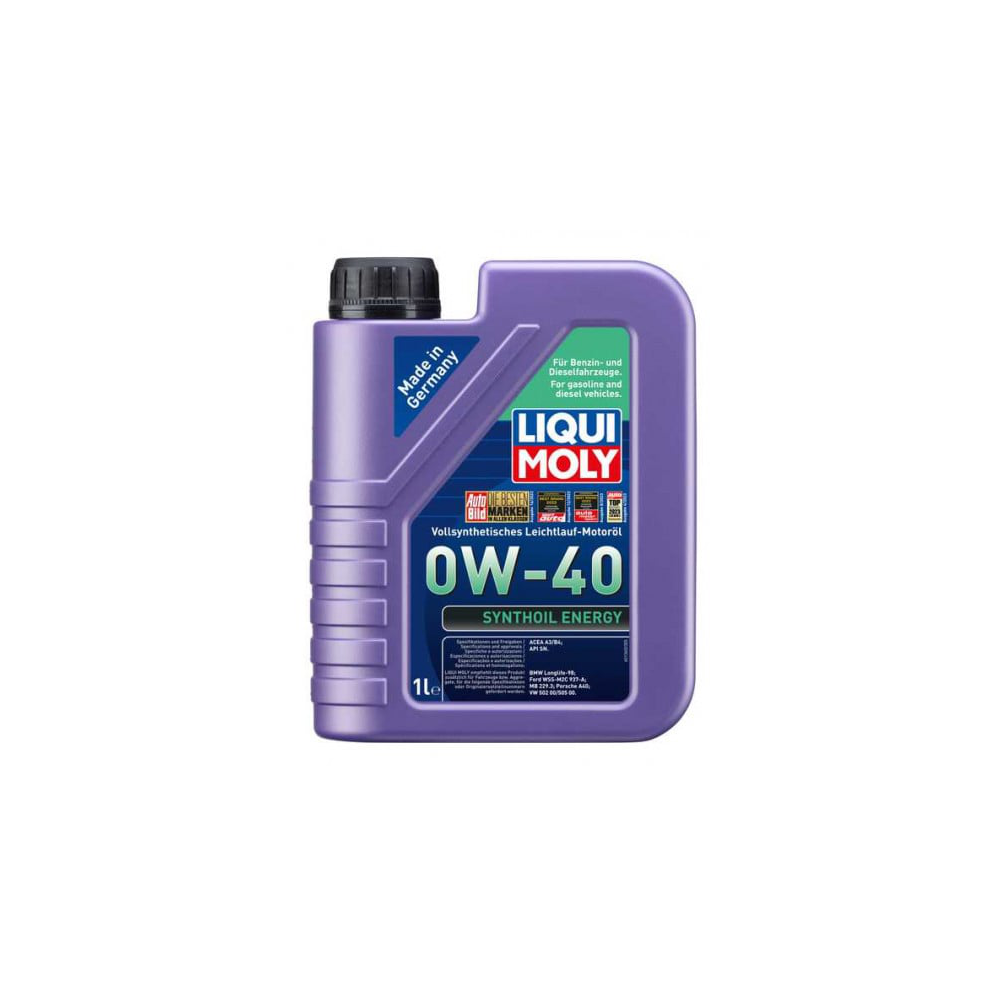 Engine oil LIQUI MOLY SYNTHOIL ENERGY 0W40 1L | Oiler