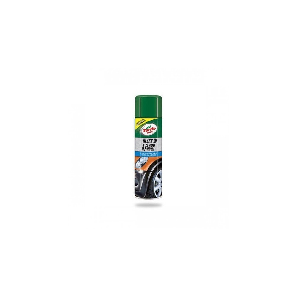 Interior cleaner TURTLE WAX BLACK IN A FLASH TRIM & TYRE WAX 500ML