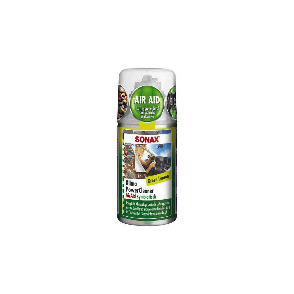 Air conditioning cleaner SONAX Car A/C Cleaner Green Lemon 100ml