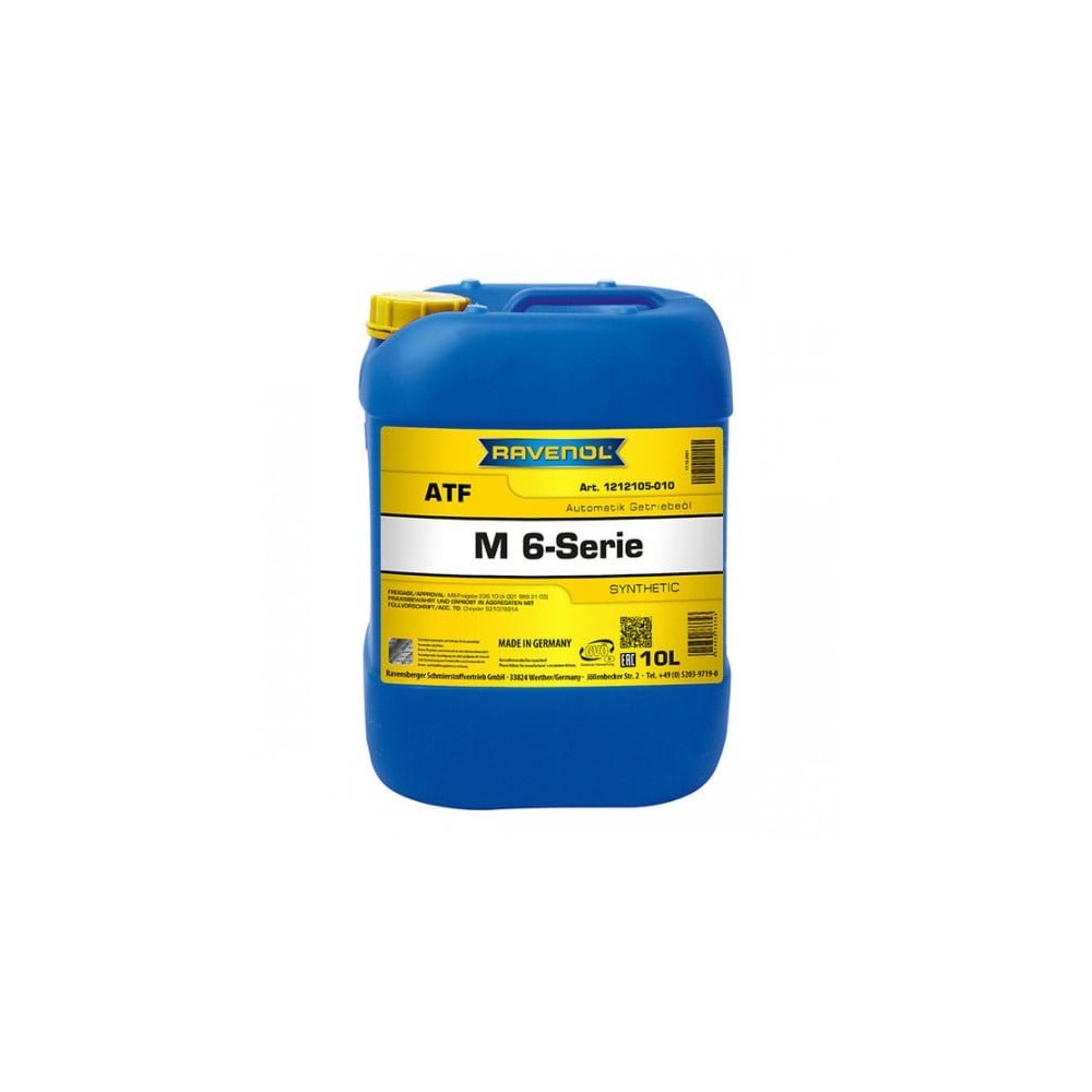 Automātiskās pārnesumkārbas eļļa RAVENOL ATF M 6-Series 10L | Oiler