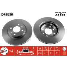 Brake Disc TRW DF2586