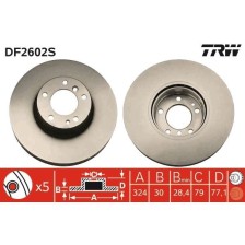 Brake Disc TRW DF2602S