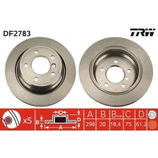 Brake Disc TRW DF2783