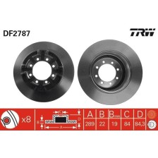 Brake Disc TRW DF2787