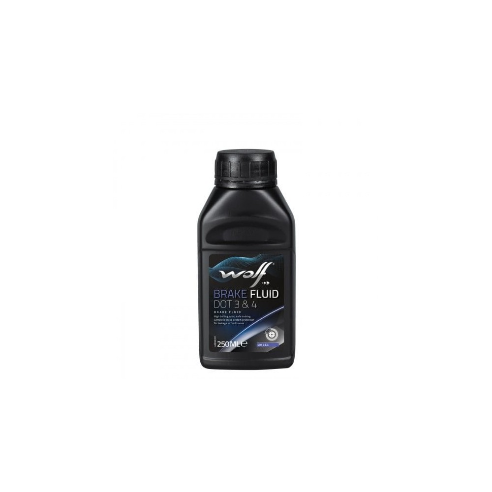 Braking fluid WOLF DOT 3&4 250 ml | Oiler