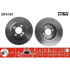 Brake Disc TRW DF4197