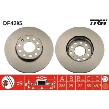 Brake Disc TRW DF4295