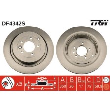 Brake Disc TRW DF4342S