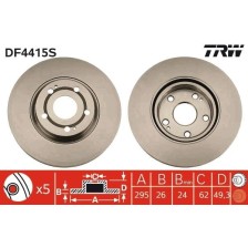 Brake Disc TRW DF4415S