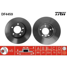 Brake Disc TRW DF4459