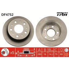 Brake Disc TRW DF4752